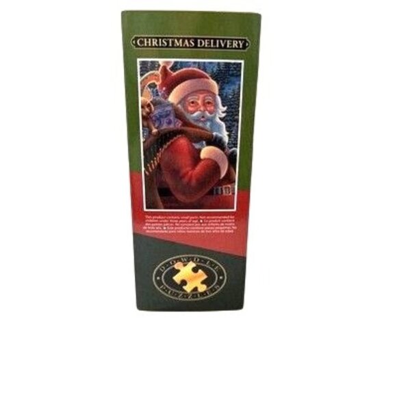 Dowdle Christmas Delivery 500-Piece Jigsaw Puzzle 16x20 Inches Santa Holiday Sce - Picture 3 of 5